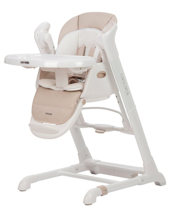 Carrello otroški stolček za hranjenje Cascata 3 v 1 – Cream Beige